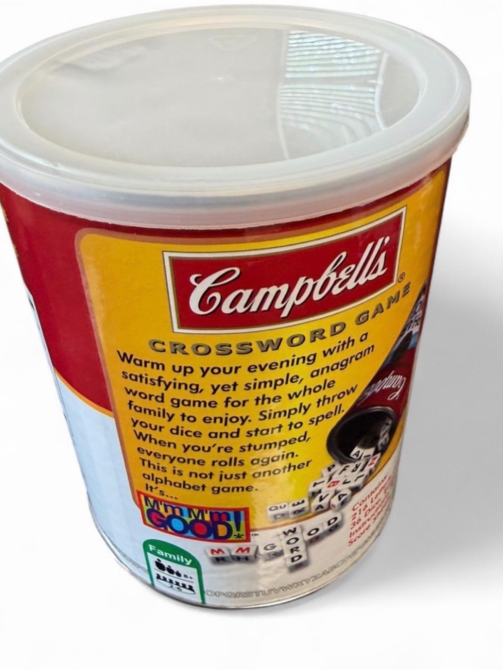 Campbell’s Alphabet Dice Crossword Game -